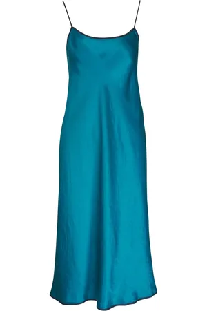 Vince Slip dress midi de satén
