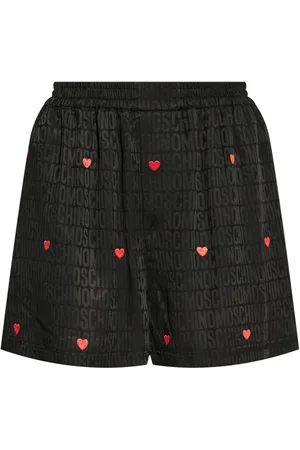 Moschino Shorts con logo en jacquard
