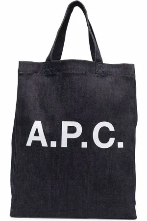 A.P.C. Tote de mezclilla con logo