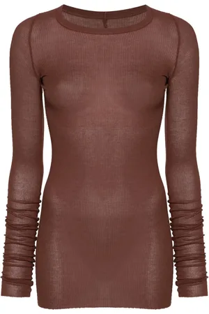 Rick Owens Playera Rib LS T