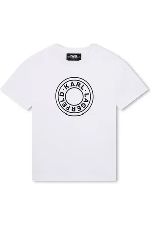 Karl Lagerfeld Playera con logo estampado