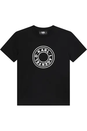 Karl Lagerfeld Playera con logo estampado