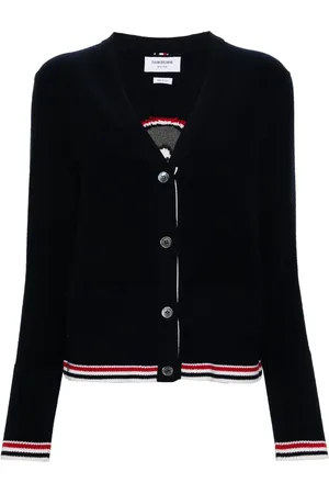 Thom Browne Cárdigan con motivo Hector en intarsia