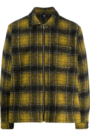 STUSSY Sobrecamisa con motivo de cuadros