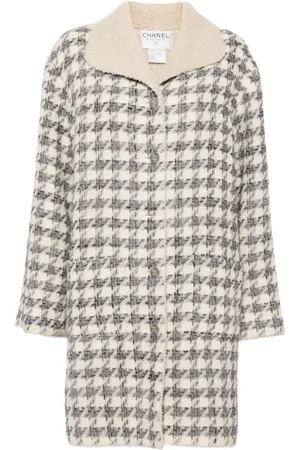 CHANEL Abrigo con botones CC 1998