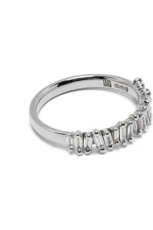 Suzanne Kalan Anillo en oro blanco de 18kt con diamantes