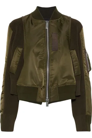 SACAI Chamarra bomber con paneles