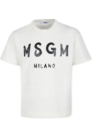 Msgm Playera con logo estampado
