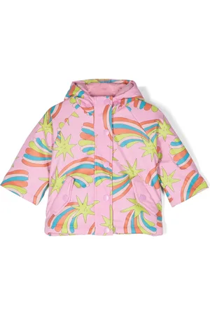Stella McCartney Impermeable con motivo Shooting Stars