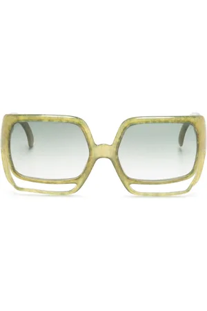 Dior Lentes de sol con armazón oversize 1970