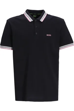 HUGO BOSS Playera tipo polo con logo bordado