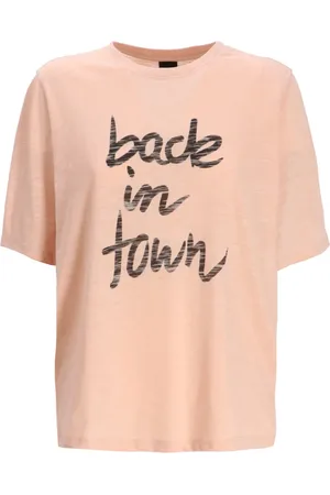 HUGO BOSS Playera con eslogan estampado