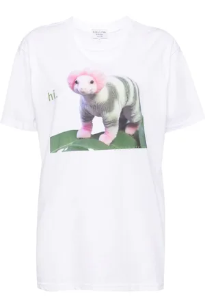 Collina Strada Playera con estampado gráfico