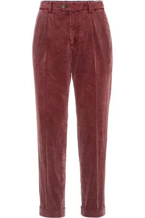 Brunello Cucinelli Pantalones de pana tapered