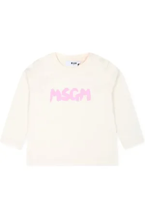 Msgm Playera con logo estampado