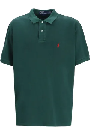 Ralph Lauren Playera tipo polo con logo bordado