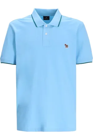 Paul Smith Playera tipo polo con parche del logo