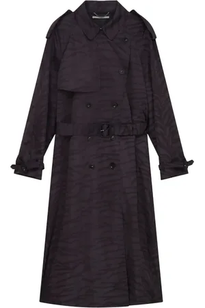 Stella McCartney Gabardina con estampado de tigre