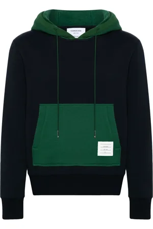 Thom Browne Hoodie con diseño color block