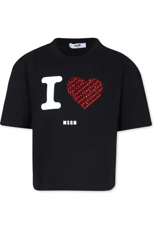 Msgm Playera con logo estampado