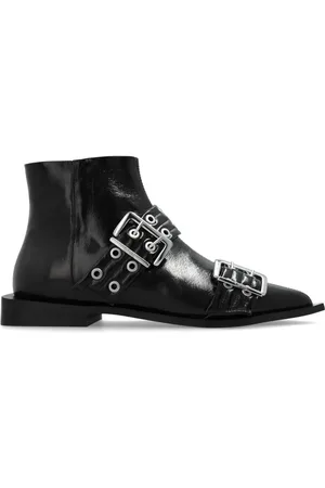 Ganni Botines con detalle de ojales