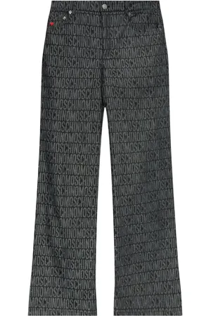 Moschino Pantalones con monograma en jacquard