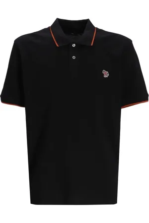 Paul Smith Playera tipo polo con parche del logo