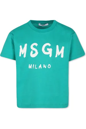 Msgm Playera con logo estampado