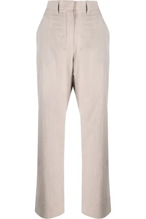Fendi Pantalones rectos con efecto melange