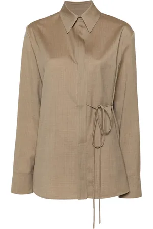 Jil Sander Camisa con moño