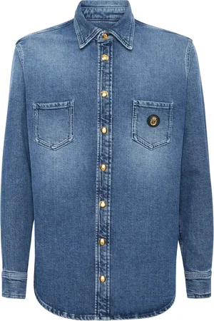 BILLIONAIRE Camisa con botones y parche del logo