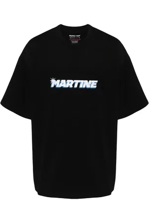 MARTINE ROSE Playera con logo estampado