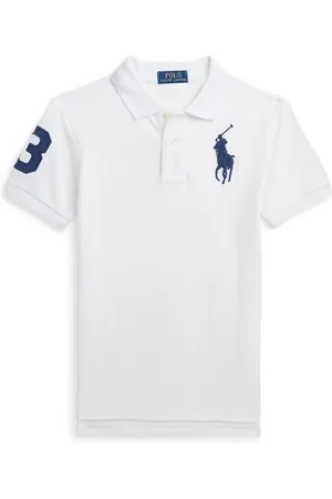 Ralph Lauren Playera tipo polo con logo bordado
