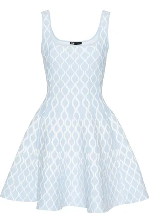 Maje Vestido midi con motivo en jacquard