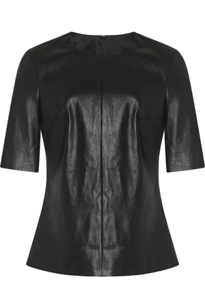 ROSETTA GETTY Playera con cuello redondo