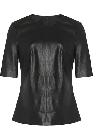 ROSETTA GETTY Playera con cuello redondo
