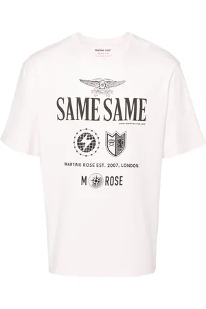 MARTINE ROSE Playera con estampado gráfico