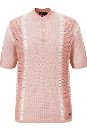 SHANGHAI TANG Playera tipo polo de tejido flojo Tang