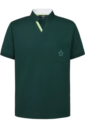 SHANGHAI TANG Playera tipo polo con cuello en V