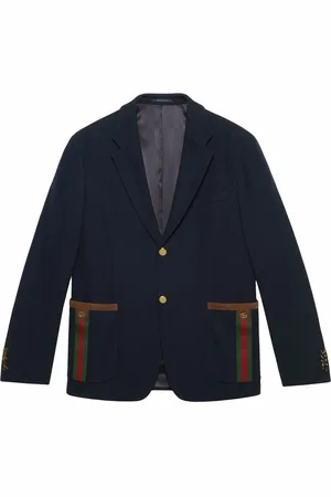 Gucci Chamarra con ribete Web