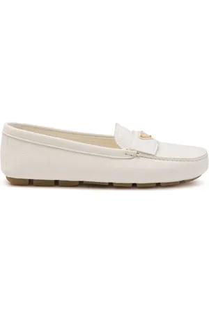 Prada Mocasines con logo triangular esmaltado