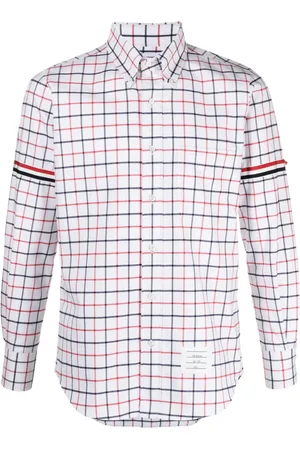 Thom Browne Camisa con estampado de cuadros