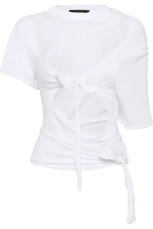 Dsquared2 Playera asimétrica con nudo