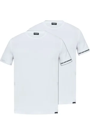 Dsquared2 Pack de dos playeras con logo en forma de corazón