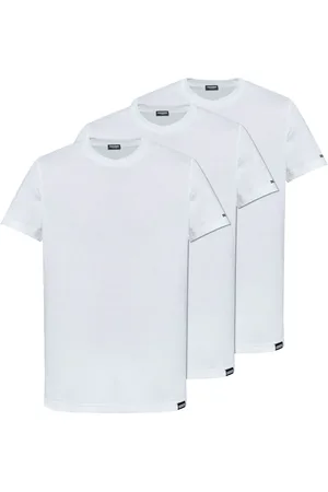 Dsquared2 Set de tres playeras con parche del logo