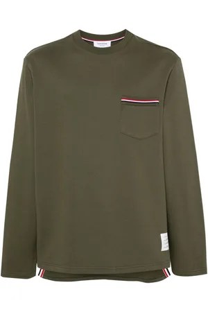 Thom Browne Sudadera con cuello redondo