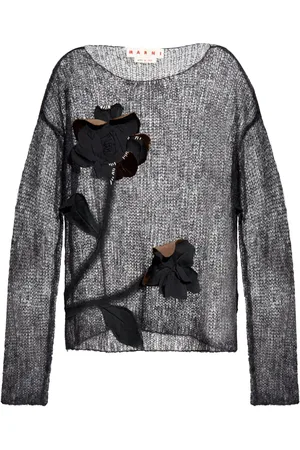 Marni Suéter con aplique floral