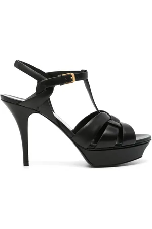 Saint Laurent Sandalias Tribute con tacón 105mm