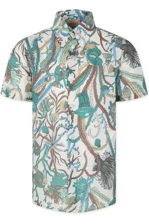 Gucci Camisa con estampado Marine