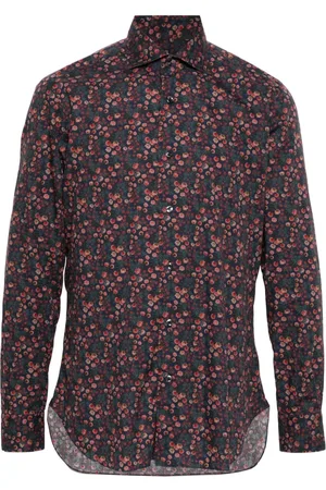 BARBA Camisa con estampado floral